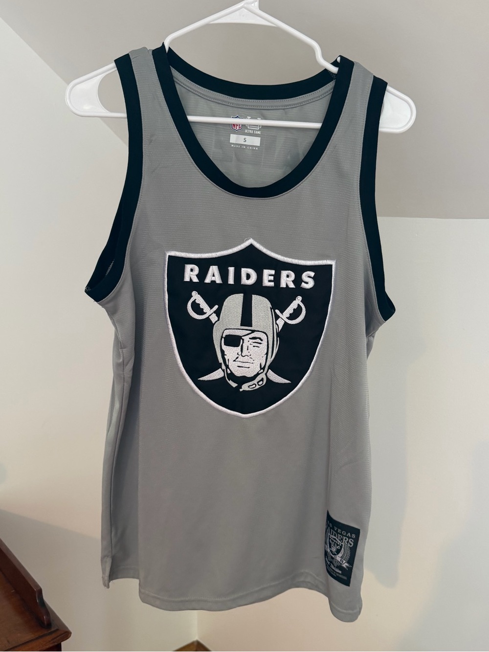 Las Vegas Raiders Gray Tank Top